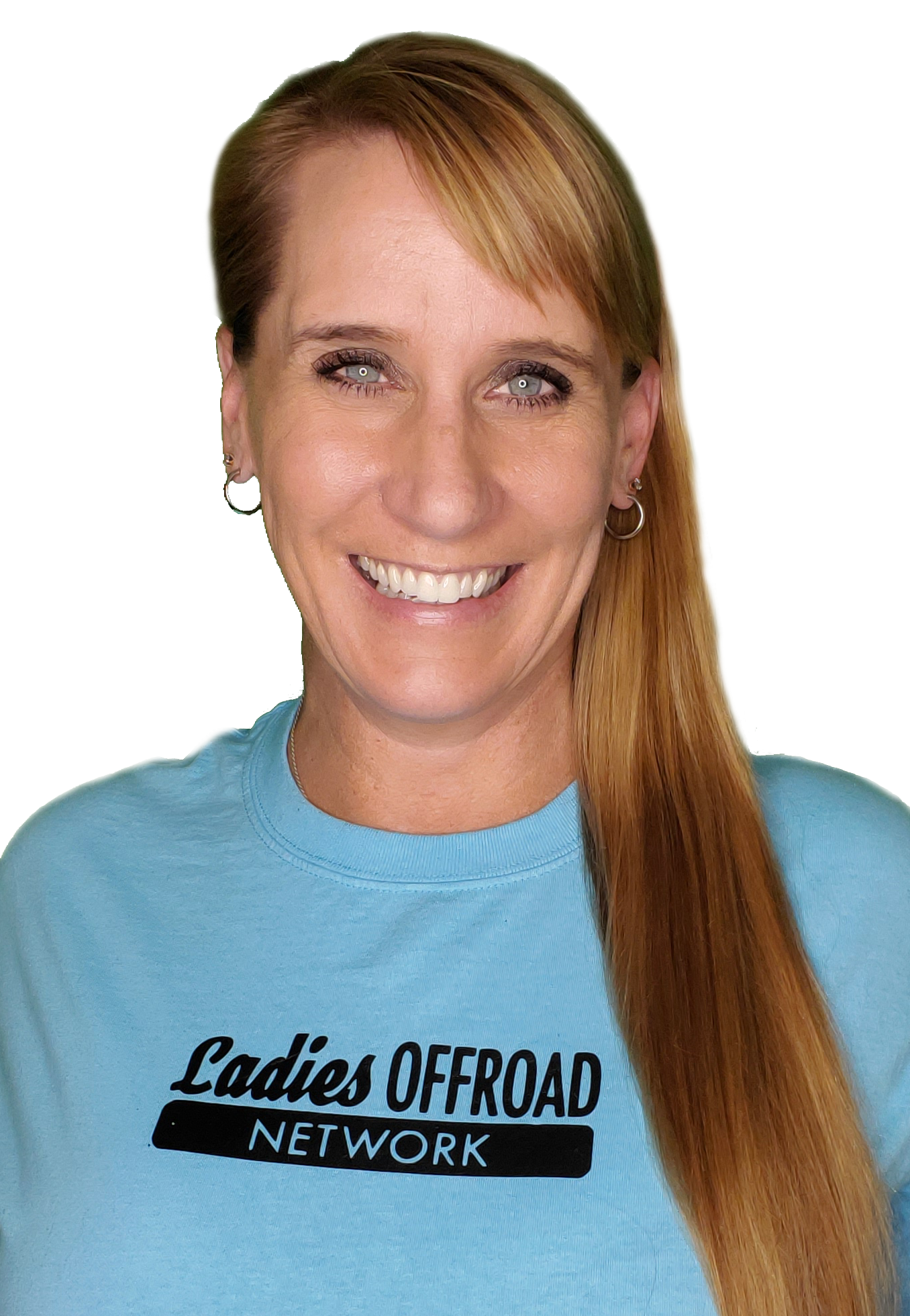 Ladies Offroad Network Teal standard Tshirt