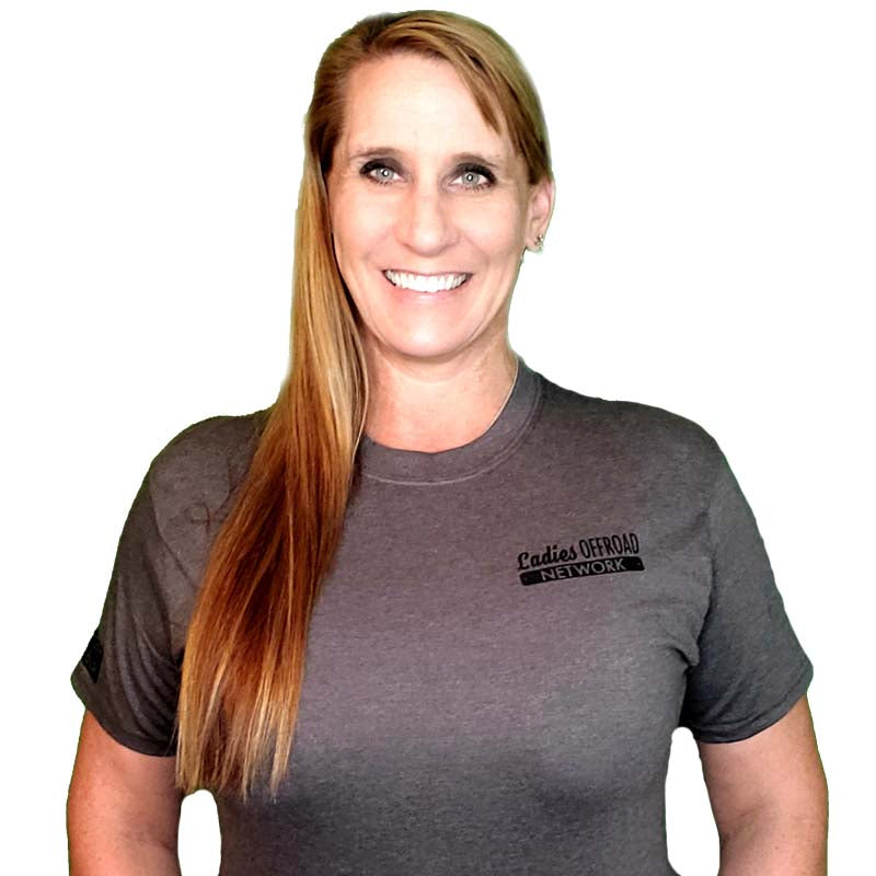 Ladies Offroad Network Eagle Wings Gray standard Tshirt
