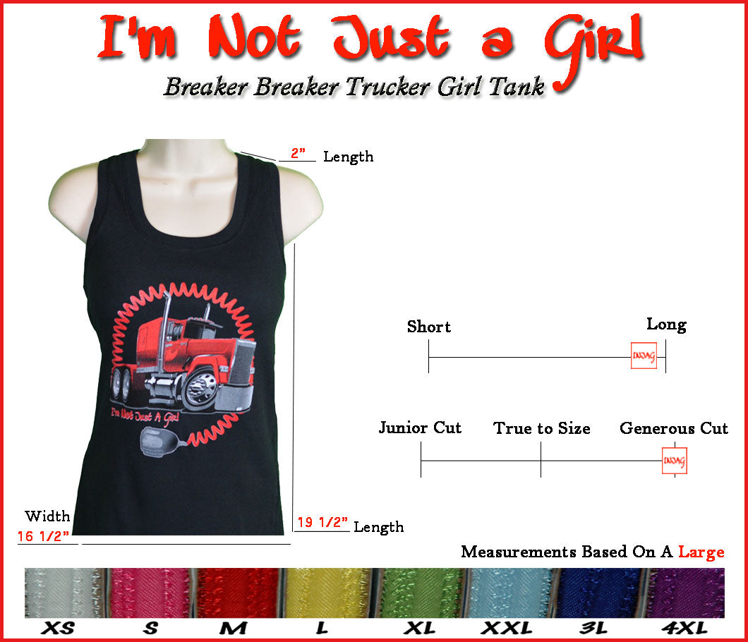 Breaker Breaker Trucker Girl Tank Top