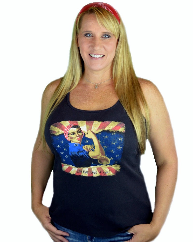 I'm Not Just a Girl Rosie the Riveter Tank