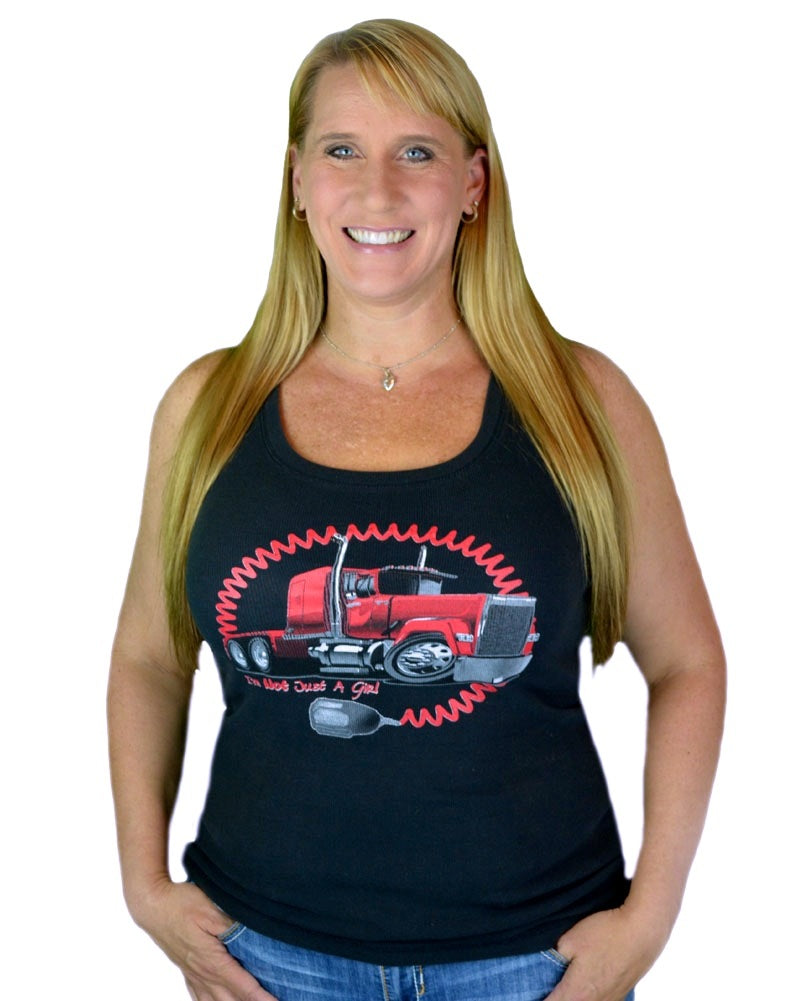 Breaker Breaker Trucker Girl Tank Top