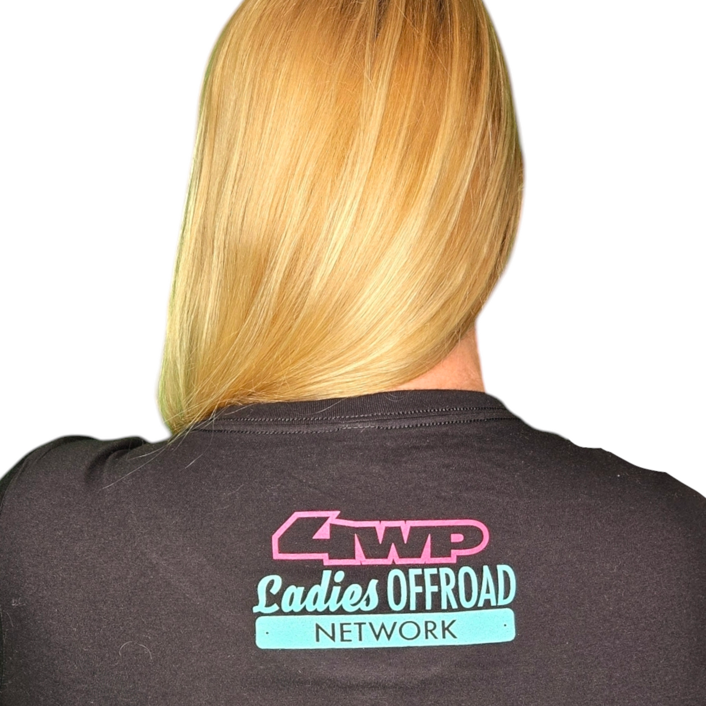 *SALE* Ladies Offroad Network 4WP Black V Neck Tshirt