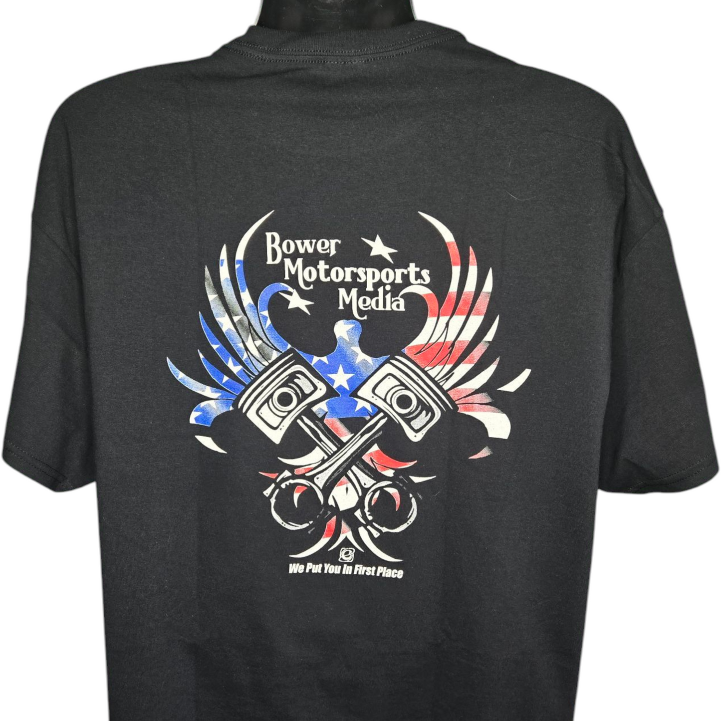 America Eagle Bower Motorsports Media Tshirt