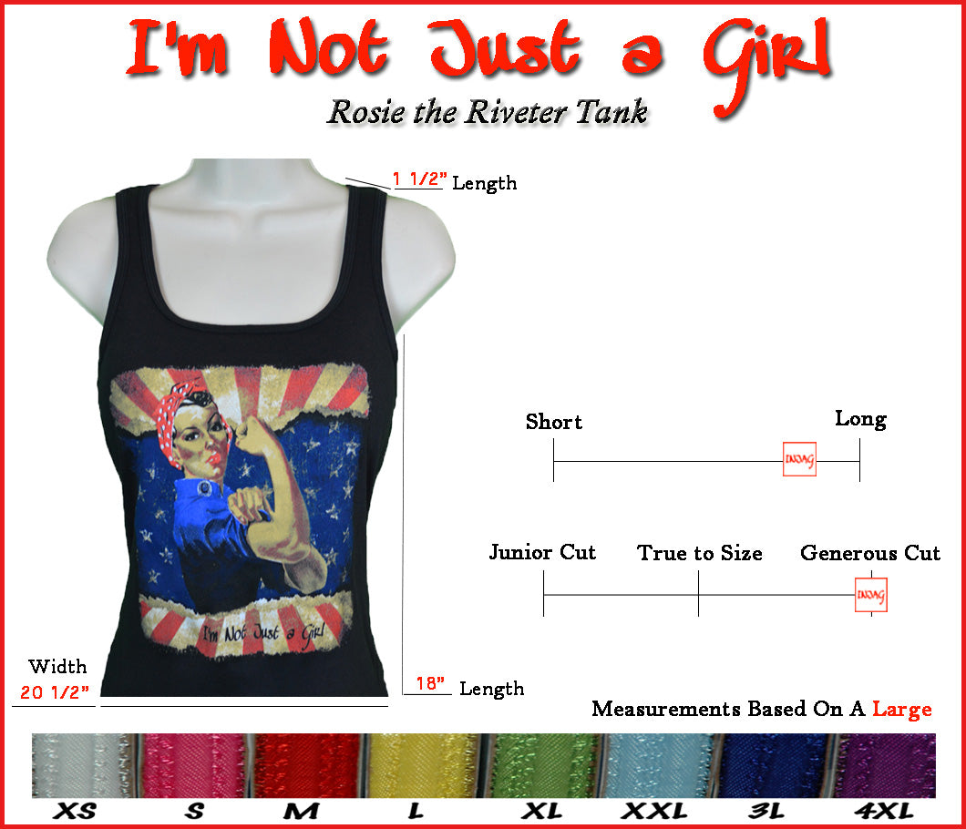 I'm Not Just a Girl Rosie the Riveter Tank