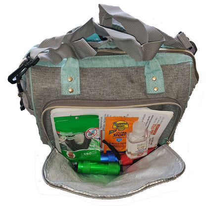 Ladies Offroad Network Teal Insulated Cooler Tote