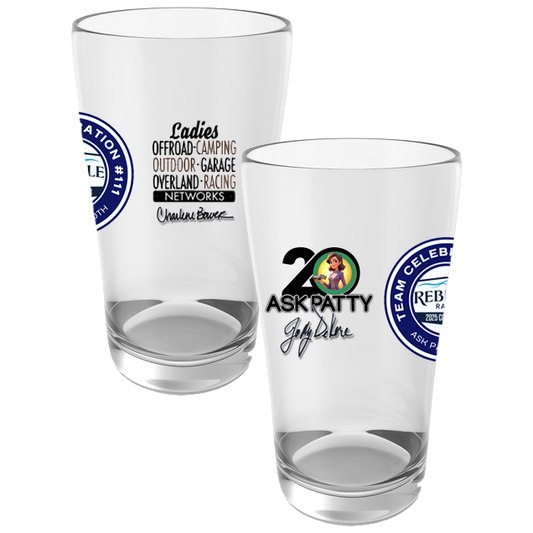 2025 Collector Rebelle Rally Team Celebration Glass