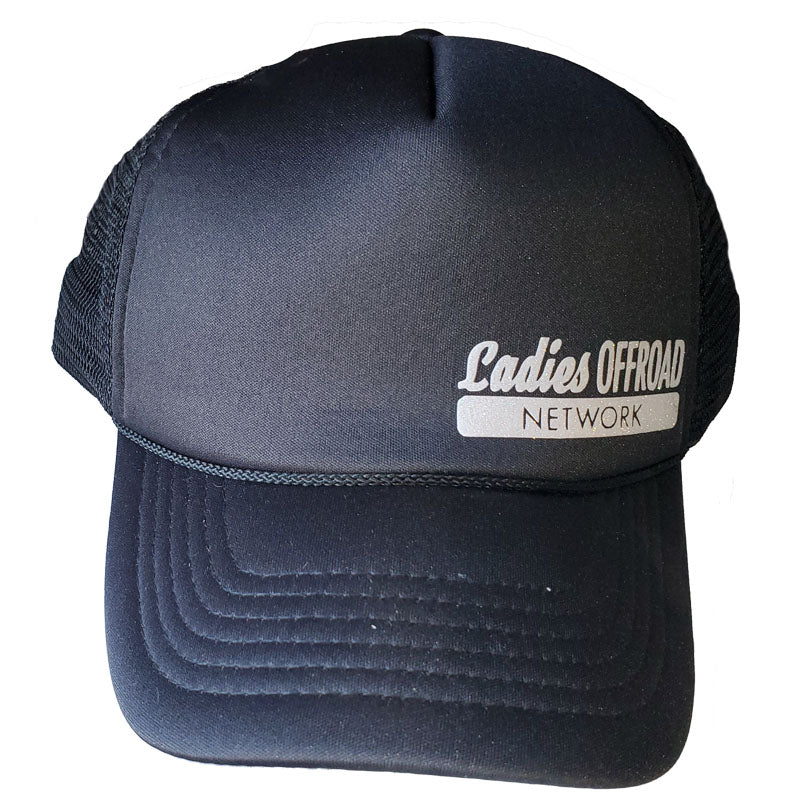 Ladies Offroad Network Black Trucker Hat